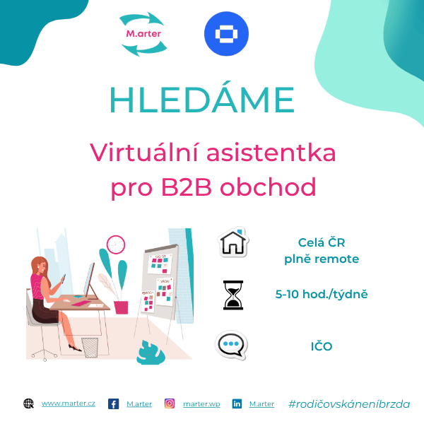 Virtuální asistentka pro b2b obchod spacetools agency