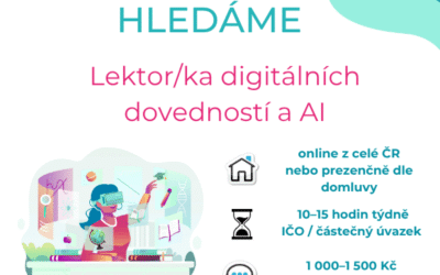 Lektor/ka digitálních dovedností a AI – Edugym